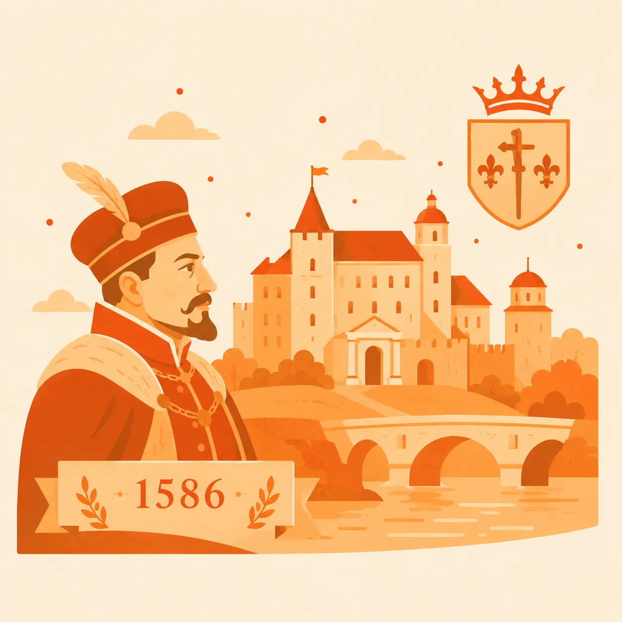 Hrodno was one of King Stephen Báthory's favorite residences. He spent his last years here and died in 1586.