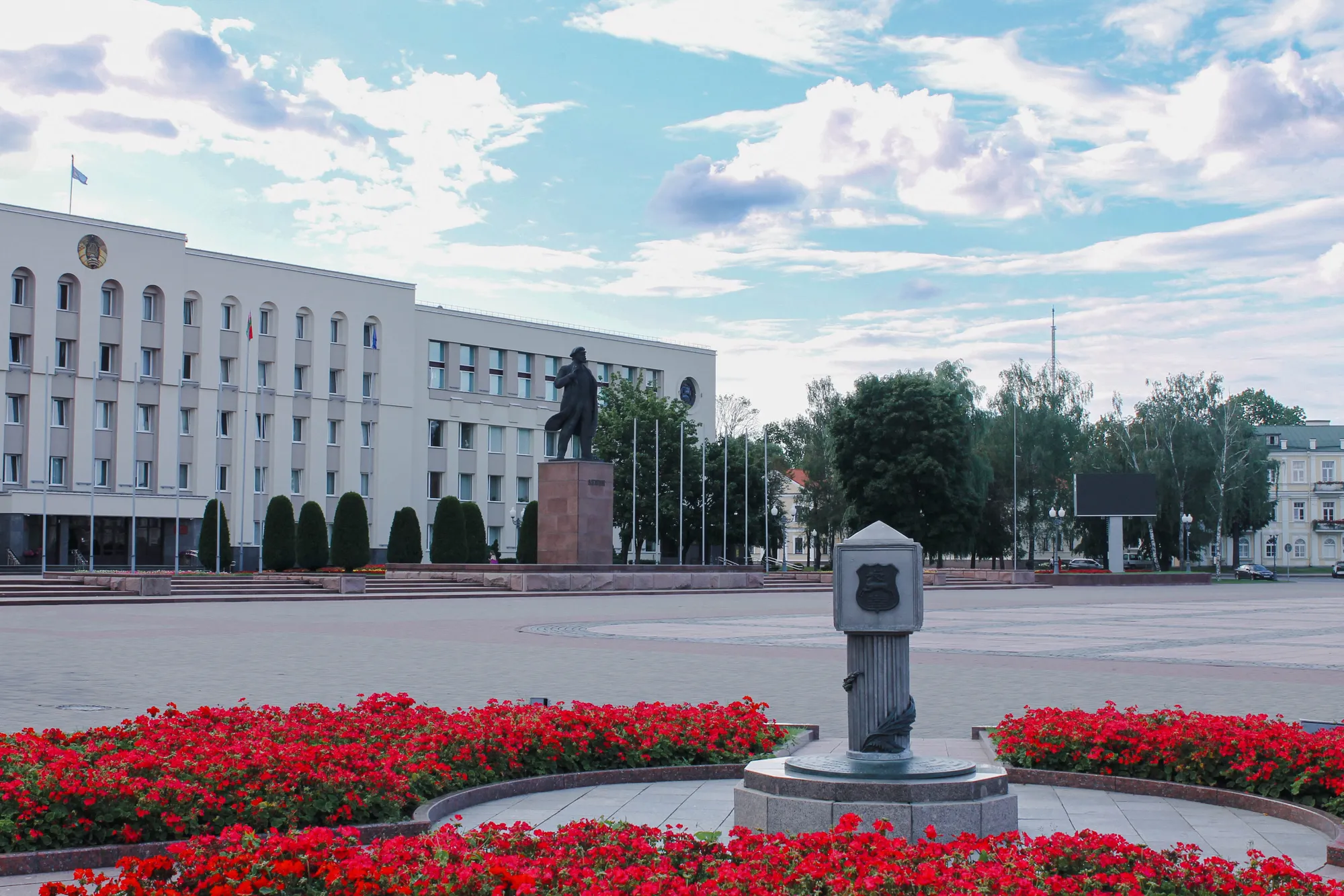 Плошча Леніна каля нулявога кіламетра